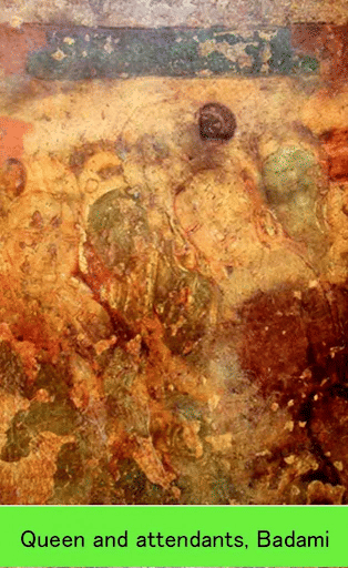 Mural paintings - Badami Chalukyas