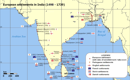Advent of Europeans in India