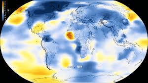 Temperature around the Earth