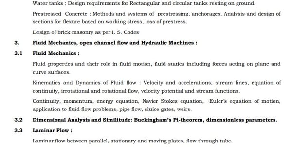  UPSC Civil Engineering Syllabus