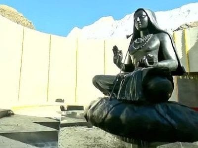 Statue of Adi Shankara - Kedarnath