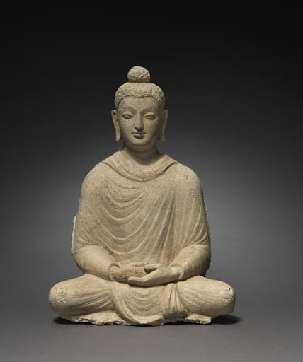 Stucco Sculpture of Buddha
