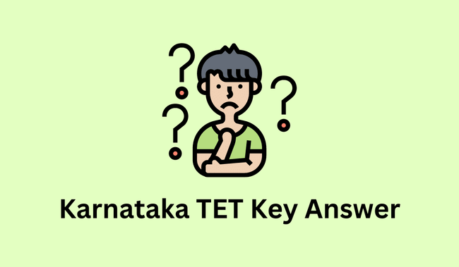 Karnataka TET Recruitment Answer Key