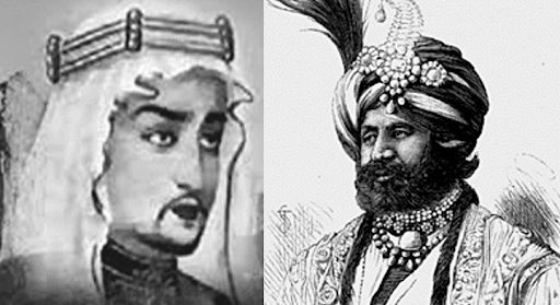 Muhammad-bin-Qasim and Raja Dahir