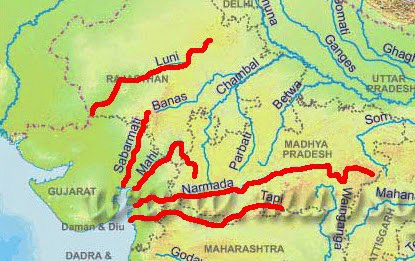 Smaller West flowing Rivers of India