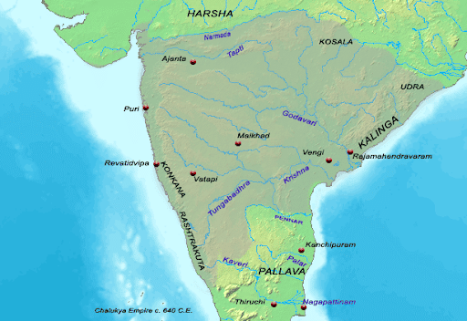 Territorial Extent of Chalukyas
