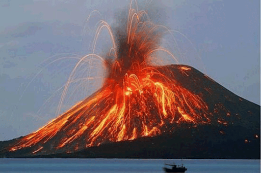 Strombolian Eruption