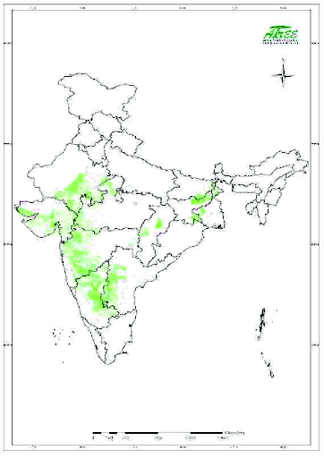 Distribution of Grasslands in India