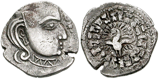 Skandagupta coin in Western Satraps style