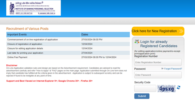 IBPS Recruitment