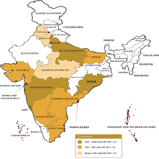 over-cultivation of Sugarcane