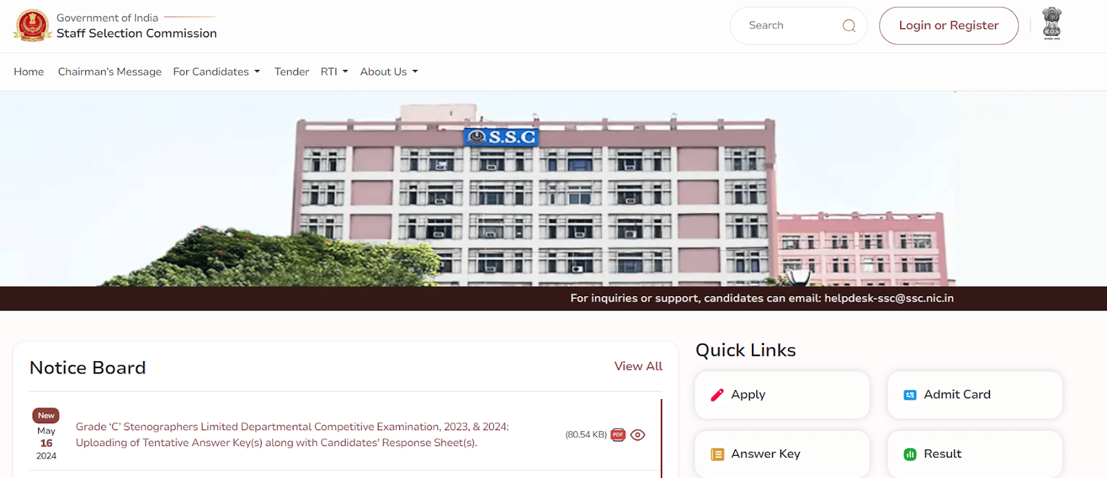 ssc grade c