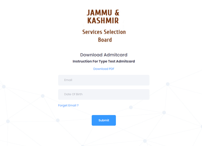admit card