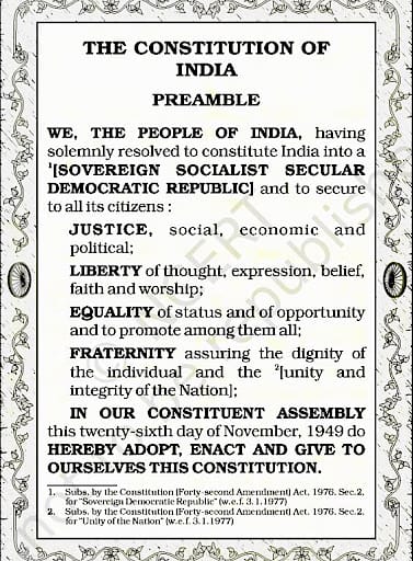 Significance of the Preamble
