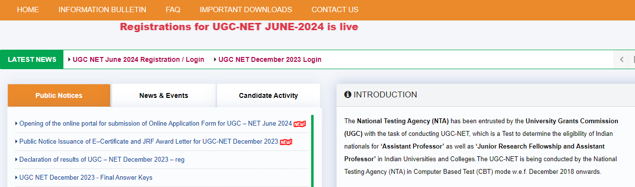 UGC NET June 2024 Application Date Extended; Apply Online at ugcnet.nta ...